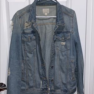 Distressed Denim Jacket